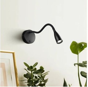 Eglo 901818 - LED гъвкава стенна лампа OLIVANDINO LED/3,8W/230V черна