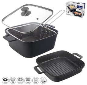 Алуминиеви съдове за печене 2 бр. 24,5x32,5 cm GRANDE – Orion