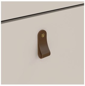 Сиво-бежова накланяща се стойка за обувки Madrid – Tvilum