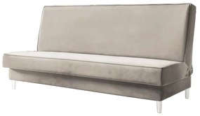 Разтегателен тапициран диван PETRONELA, 200x93x90, fresh 01/бял