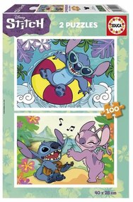 Комплект от 2 Пъзела Stitch 100 Части