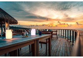 LED преносимо външно осветително тяло с дистанционно управление с USB ø 14 cm Orno – Fischer &amp; Honsel