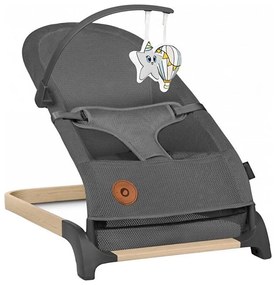 Lionelo - Бебешка люлка JUNE сив