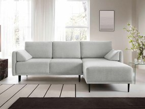 Ъглов диван Bardo-Светло сиво