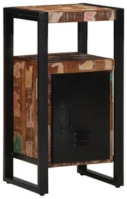Sonata H шкаф за баня Многоцветен 40x35x75 см Масивно регенерирано дърво