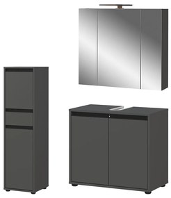 Антрацитен комплект за баня Lemont – Germania