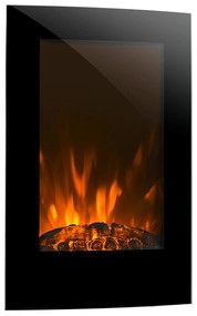 Klarstein Lausanne Vertical, електрическа камина, 2000 W, дистанционно управление