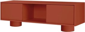Теракотена маса за телевизор 160x48x42 cm Taro – noo.ma