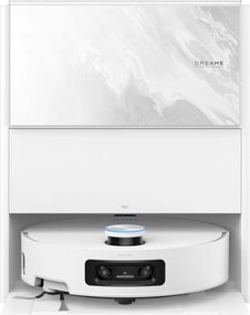 Прахосмукачка робот Dreame Aqua 10 Ultra Track Complete RLR81CE-1-WH, 25000 Pa, 200 мин, 3.5/4 л, VersaLift DToF+OmniSight, AI камери, Гласово управление, Автоматизация, Бял