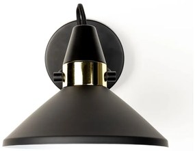 Черна стенна лампа Jona – White Label