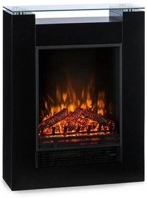 Klarstein Studio-5, електрическа камина, вентилатор за горещ въздух, 900/1800 W, дистанционно управление, черна