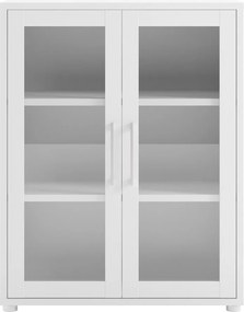 Бяла модулна библиотека 89x113 cm Prima – Tvilum