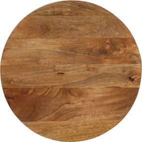 370072 vidaXL Плот за маса Ø 50x2,5 см кръгло масивно дърво манго