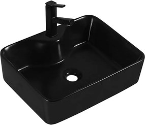 Mexen Eva мивка над плот 48 x 37 см, черен мат - 21424970