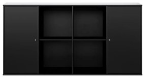 Черен стенен сандък Hammel , 136 x 69 cm Mistral Kubus - Hammel Furniture