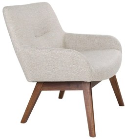Пясъчнокафяв фотьойл от орехово дърво Лондон - House Nordic