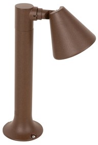 Модерен външен стълб ръждиво кафяв 30 см IP44 регулируем - Ciara