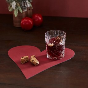 Подложка за хранене от еко кожа 30x30 cm Heart Nupo – LIND DNA