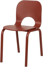 Червен трапезен стол Atto – noo.ma