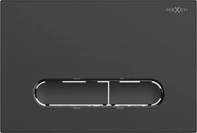 Mexen Fenix 11 бутон за промиване, черен мат - 601103