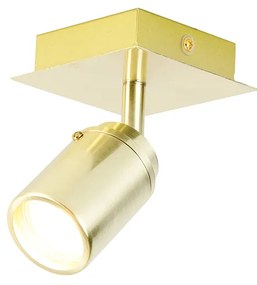 Модерен баня прожектор месинг квадрат IP44 - Ducha