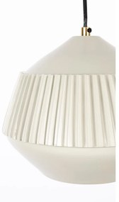 Бежова висяща лампа с метален абажур ø 26 cm Aysa - White Label