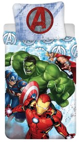 Детско памучно спално бельо Heroes, 140 x 200 cm Avengers - Jerry Fabrics