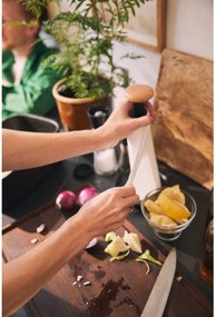 Черна стойка за кухненска хартия ø 15 cm Paper Pal – Rosendahl