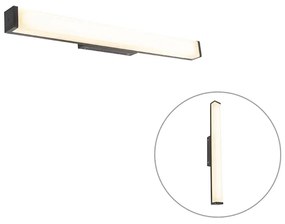 Модерна стенна лампа за баня черна 62 см IP44 - Cascada