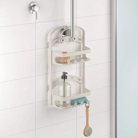 Сив висящ пластмасов рафт за баня – Metaltex