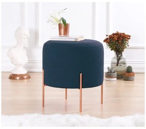 Тъмносиня табуретка Copper – Artie