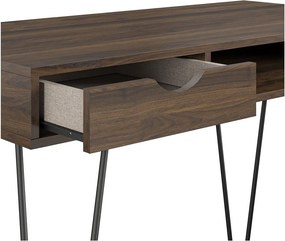 Работна маса от декор от орех 49x104 cm Concord – Novogratz