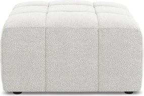 Бяла табуретка от прежда с примки от букле Aloha – Makamii