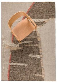 Кафяв/бежов вълнен килим 160x230 cm Briton – Dutchbone