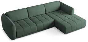Зелен ъглов диван (десен ъгъл) Hoku – Makamii