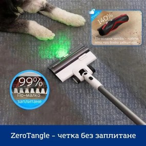Безкабелна прахосмукачка Tineco Pure ONE Station 5, 450W, 2 режима, 0.45 л + 2.5 л станция, Автономия 70 мин, iLoop сензор, PureCyclone технология, Самопочистване, Бял
