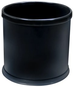 Кош хотелиерски с подвижен ринг за торбичка овал черен 20x28x26cм. 024T GX