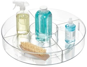 Кръгла прозрачна кутия за съхранение iDesign The Home Edit, ⌀ 45,7 cm - iDesign/The Home Edit