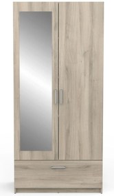 Гардероб Coben Двукрилен-дъб
