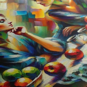 Картина на платно – Две жени с ябълки