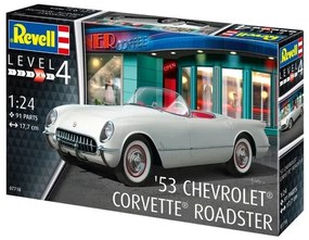 Сглобяем модел, Revell, 1953 Corvette Roadster, 91 части