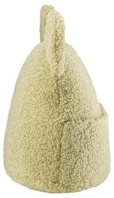 Зелена детска възглавница за диван от букле Teddy Pouch – Wigiwama