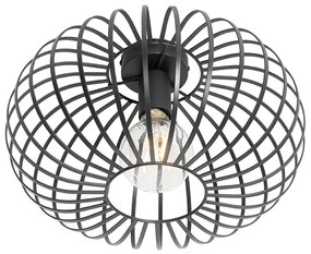Дизайнерски таванна лампа черна 39 см - Johanna