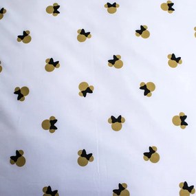 Памучно детско спално бельо за единично легло 140x200 cm Minnie Gold - Jerry Fabrics