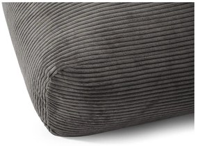 Тъмносив детски пуф от рипсено кадифе Snug 80 Dragon – SLOWDOWN