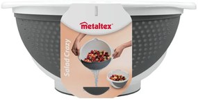 Бяла купа с цедка 2в1 , Ø 28 cm - Metaltex
