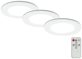 Briloner - К-кт 3x LED Лампа за вграждане в баня LED/4,8W/230V IP44 + д.у.