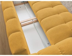 Шенилов диван в цвят горчица 278 cm Everest – Bobochic Paris
