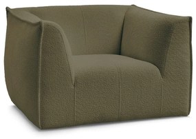 Зелено кресло от прежда с примки от букле Giorgia – Bobochic Paris