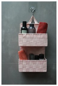 Светлорозова двуетажна висяща кошница Bristol - Compactor